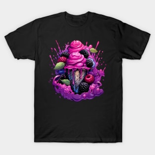 Delicious Summer Blackberry Ice Cream Sorbet T-Shirt